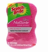 Scotch-Brite Nail Saver Scrub Sponge